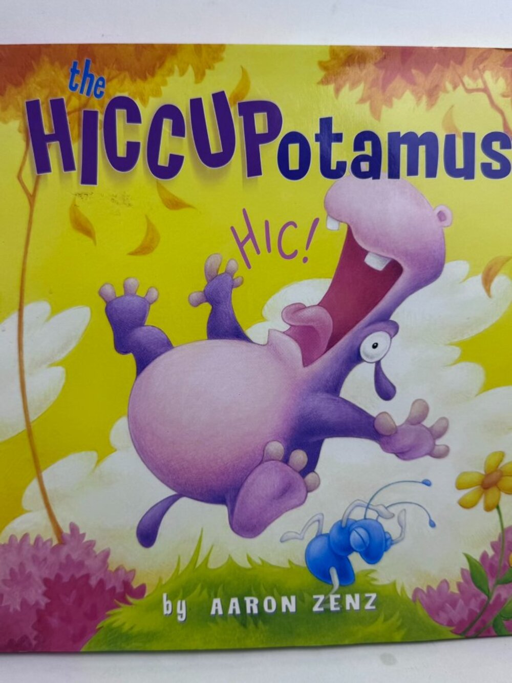 The Hiccupotamus by Aaron Zenz Hardcover Childrens Picture Book 9780761456223